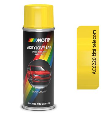 Škoda Autoemail AC6220 Žltá Telecom 200ml