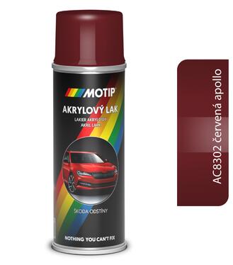 Škoda Autoemail AC8302 Červená Apollo L830 200ml
