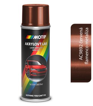 Škoda Autoemail AC9892 Červená Flamenco metalíza 200ml