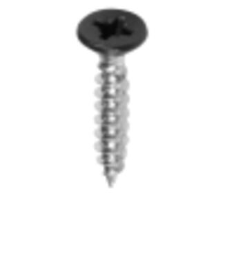 Skrutka do dreva 4,5x25 čierna ZAS 45025 12ks/bal