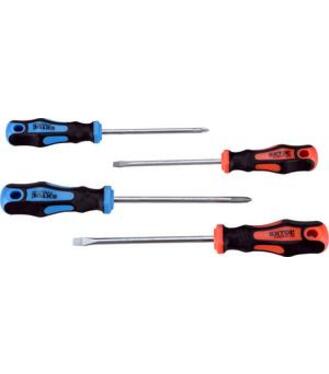 Skrutkovače, 4-dielna sada, (-) 5-6mm, PH1-2, CrV