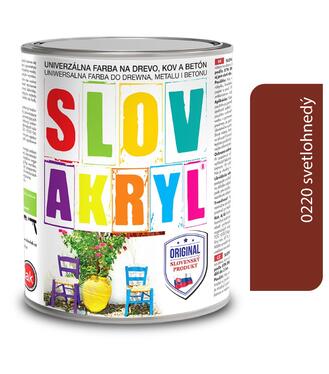 Slovakryl 0220 - svetlohnedý 0,75kg