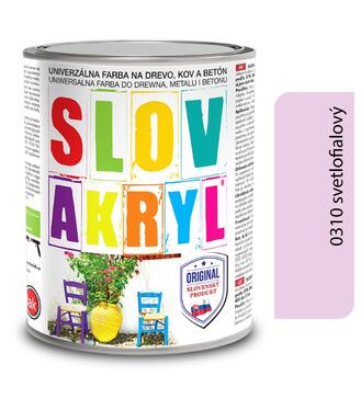 Slovakryl 0310 - svetlofialový 0,75kg