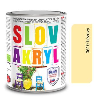 Slovakryl 0610 - béžový 0,75kg
