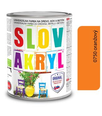 Slovakryl 0750 - oranžový 5kg