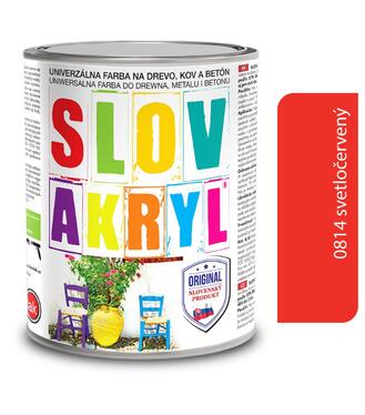 Slovakryl 0814 - svetločervený 5kg