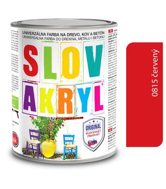 Slovakryl 0815 - červený 2,5kg