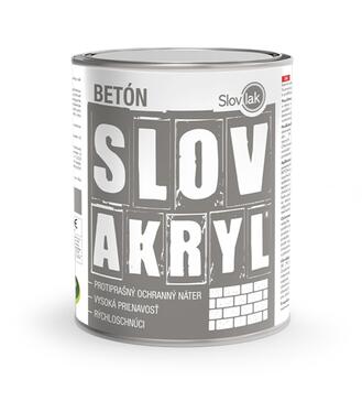 Slovakryl Betón sv.šedý 0110 0,75kg