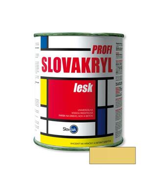 Slovakryl PROFI lesk 0612 0,75kg bezovy
