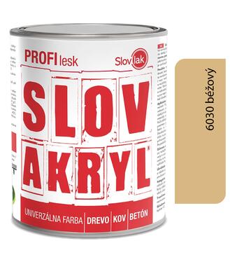 Slovakryl Profi Lesk béžový 6030/RAL1015 0,75kg