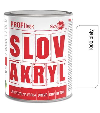 Slovakryl Profi Lesk biely 1000/RAL9003 5kg