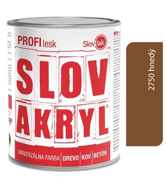 Slovakryl Profi Lesk hnedý 2750/RAL8017 0,75kg