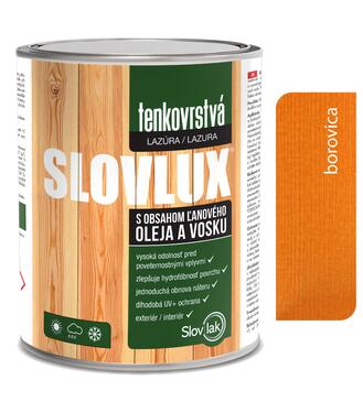Slovlux Tenkovrstvá lazúra na drevo, borovica 0,7l