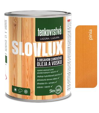 Slovlux Tenkovrstvá lazúra na drevo, pínia 2,5l