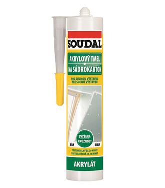 Soudal Akrylátový tmel na sadrokartón biely 280ml