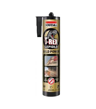 Soudal T-Rex Gold Power montážne lepidlo, transparentné 290ml