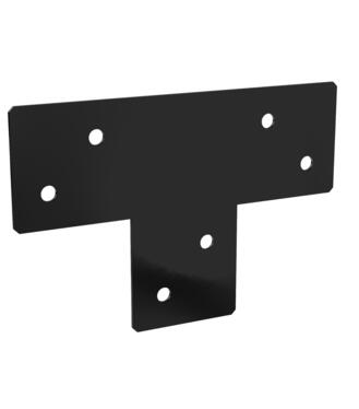 Spojka typu T 170x255x2,5 mm čierna