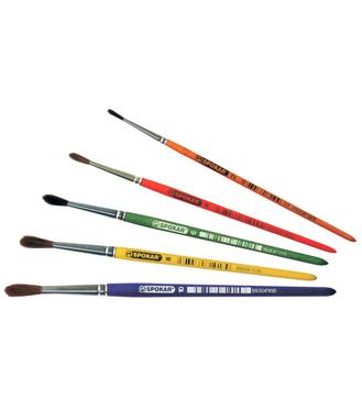 Spokar štetec školský guľatý 7102 - C 6