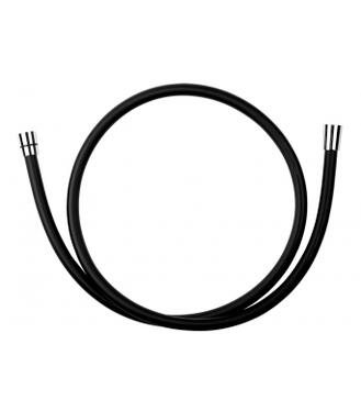 Sprchová hadica plastová,  150cm čierna