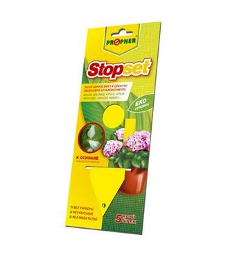 Stopset žlté štítky - 5ks