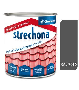 Strechona - Farba na strechy 1805/RAL7016 antracit 10kg