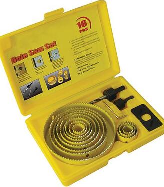 STREND PRO CHS 6016 Sada vyrezávačov, 16 ks, 019-127 mm