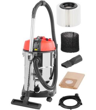 Strend Pro K-612D/3300 Vysávač, HEPA filter, priemyselný, funkcia oklep,1300W, 30l