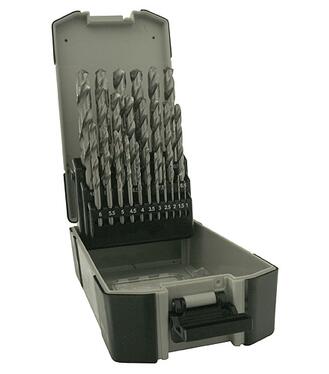 STREND PRO Premium 4241/sada vrták do kovu, 19-diena, 1-10 mm, HSS, DIN-338