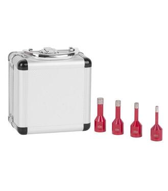 Strend Pro Premium DCB11S2 sada vyrezávačov, 6-8-10-12 mm, M14, diamant, korunky, profesional