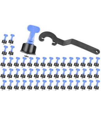 STREND PRO Sada nivelačná LS205, 1x kľúč, 50x T-medzerník, 50x klobúčik