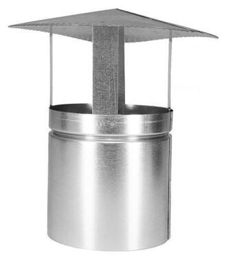 Strieška na komín Zn 250mm, hr-0.55mm