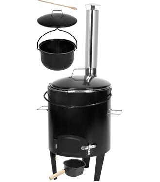 Súprava kotlová Fiestaset komplet 14l kotlík smalt s naberačkou, pokrievkou a varechou