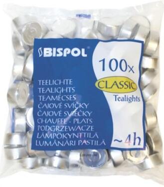 Sviečky čajové 100ks v sáčku 4,5H