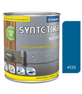 Syntetika S2013U 4550 návestná modrá 4,5l - vrchná farba lesklá