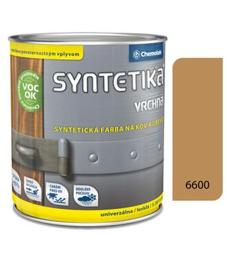 Syntetika S2013U 6600 žltá dubová 0,6l - vrchná farba lesklá