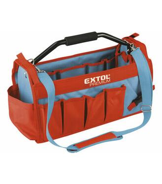 Taška na náradie s kovovou rukoväťou 49x23x28cm 31 vreciek nylon