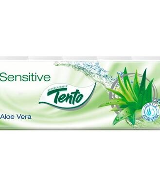 Tento PAierové vreckovky Family Sensitive Aloe Vera 3-vrstvové 10x10ks
