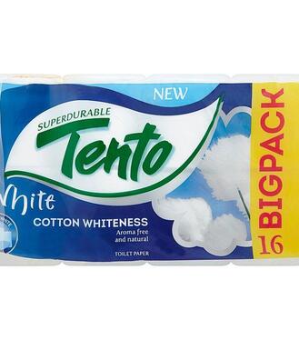 Tento White Toaletný papier Cotton whiteness 16ks