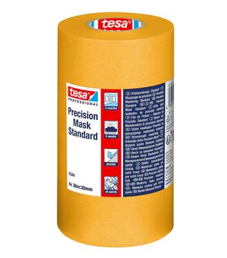 tesa® 4344 Maskovacia páska PRECISION Standard 4x30m:30mm oranžová