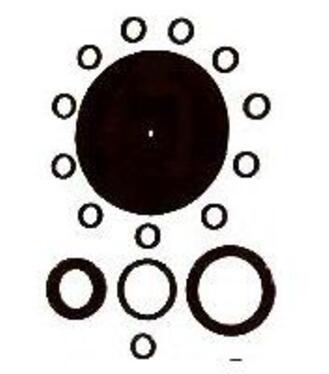 Tesnenie guma 15x24x31