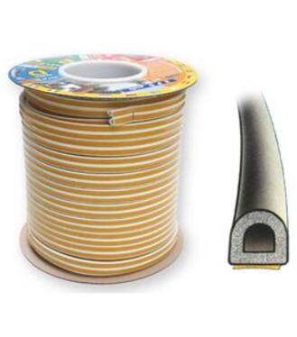 Tesnenie na okna D 14x12mm čierne