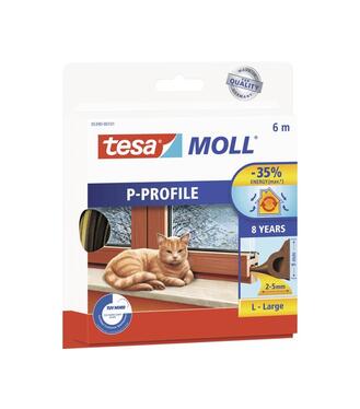 Tesniene na okná guma-P profil hnedé 6m