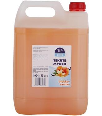 Tip Line Tekuté mydlo na ruky broskyňa a vanilka 5l