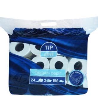 Tip line toaletný papier 3-vrstvový 24ks