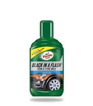 Turtle Wax, Black In a Flash Gél - plastové povrchy a pneumatiky 300ml