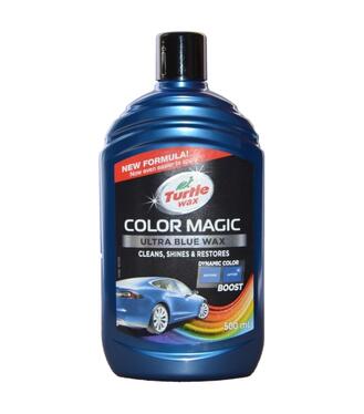 Turtle Wax Color Magic Plus Autovosk - leštidlo na vybraný druh farieb Tmavomodrý 500ml