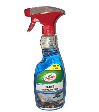 Turtle Wax, De-Icer grátis, Rozmrazovač skiel 500ml+250ml