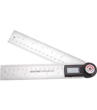 Uhlomer digitálny s pravítkom 200mm