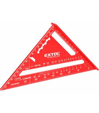 Uholník stolársky s príložníkom Alu 175mm