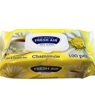 Utierky vlhčené 100ks Harmanček s klipom